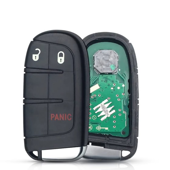 2015-2020 Jeep Renegade / 3-Button 4A Chip 433Mhz Smart Key / PN: 6MP33DX9AA / M3N-40821302 (AFTERMARKET)